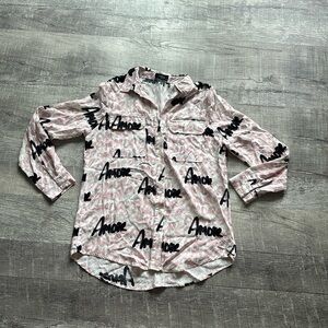 Milk & Honey Amour Button Up Blouse